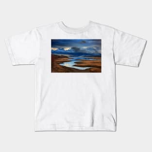 Early morning at Plastiras lake Kids T-Shirt